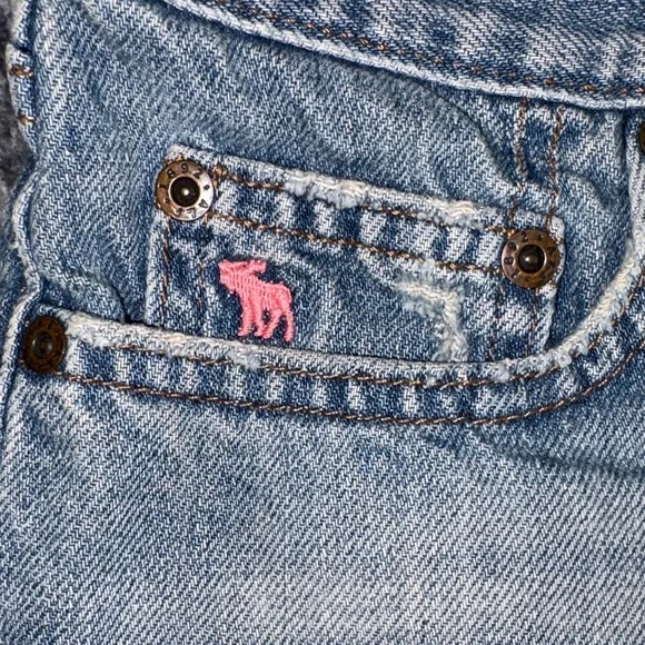 RARE Vintage Y2K Abercrombie & Fitch Denim Mini Skirt* Mint Condition * - Picture 5 of 6